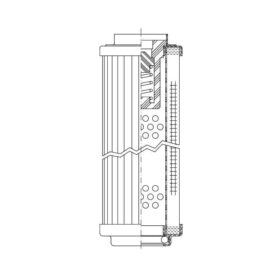 Replacement for MP Filtri MF020-3A10-H-B Hydraulic Filter Element